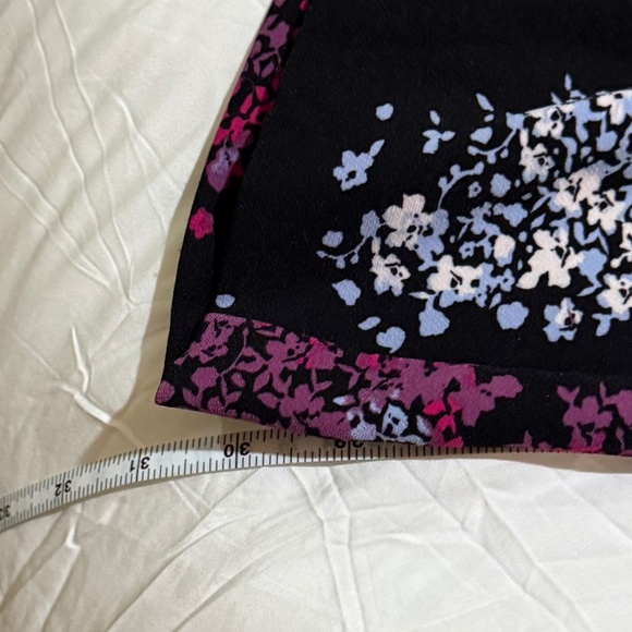 NWOT 26/28 Lane Bryant Floral Perfect Drape High Rise Wide Leg Pant With Pockets - Picture 9 of 14